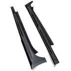 2X Side Skirt Extension Fiber Kit for Maserati Ghibli & Q4 (2014–2016)