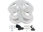 Front and Rear Brake Pad and Rotor Kit for Suzuki XL7 (2007–2009) KJ764WR