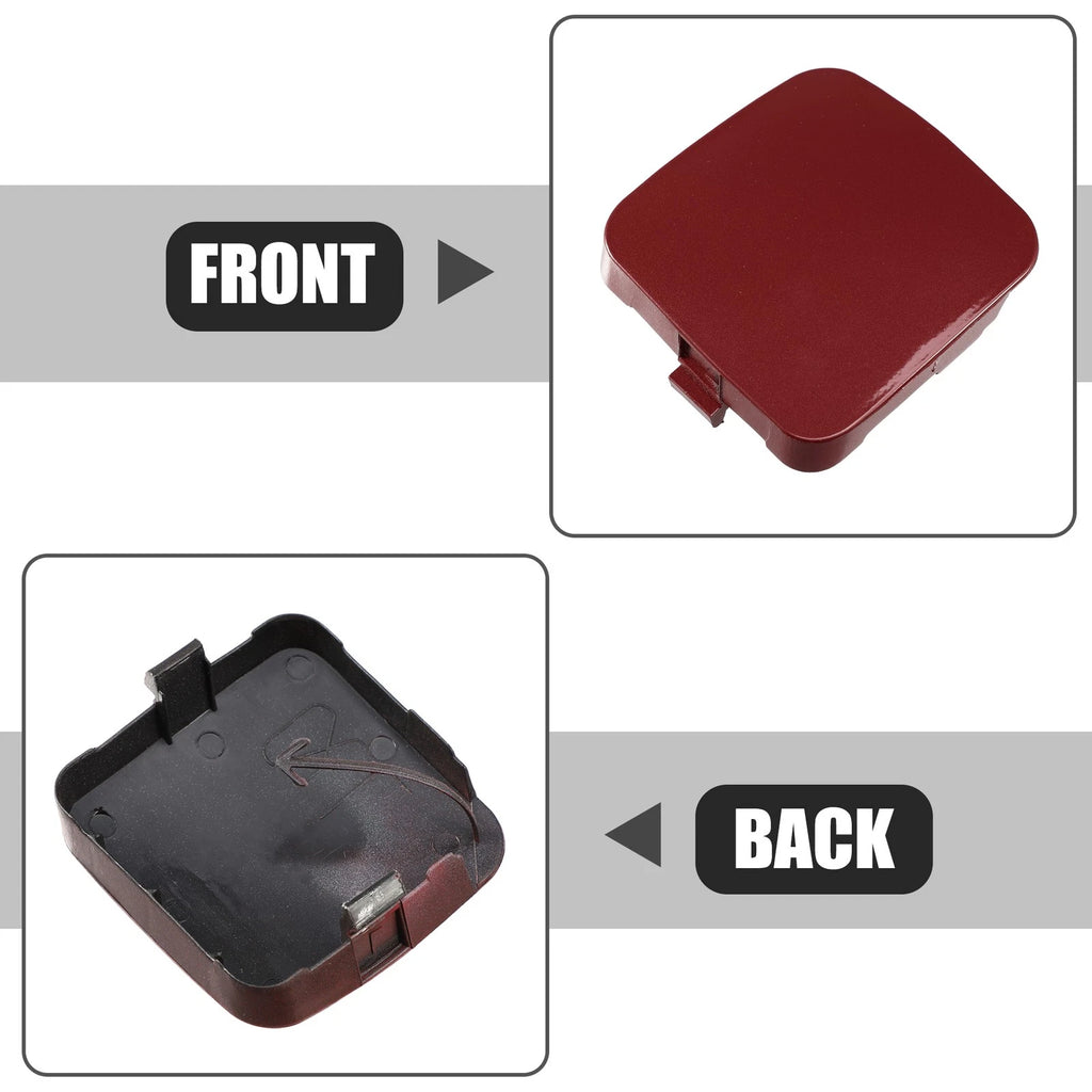 Tow Eye Hook Cover Cap for Toyota RAV4 (2013–2018) - Red