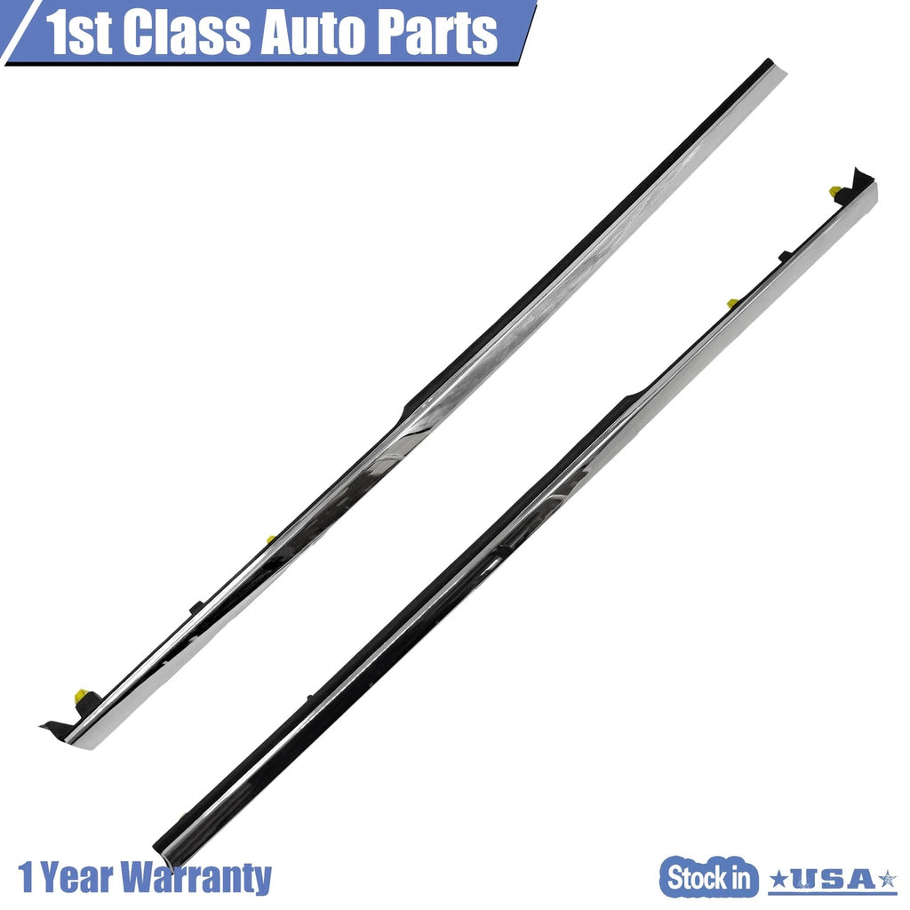 Set of 2 Chrome Fender Molding Trim for Hyundai Sonata (2015–2017)