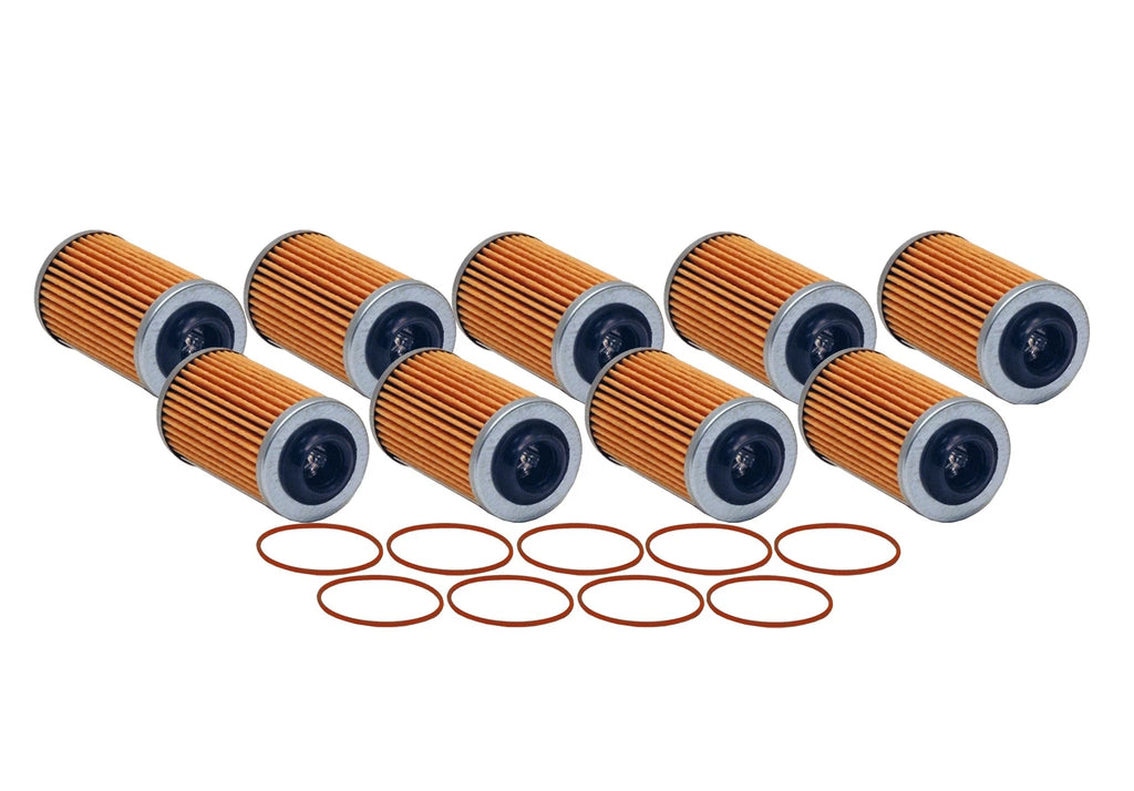 Set of 9 Engine Oil Filters for Cadillac Chevy GMC Pontiac Saab V6