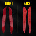 2X Red Rear Bumper Reflector Cover for Hyundai Elantra (2014–2016) EPY