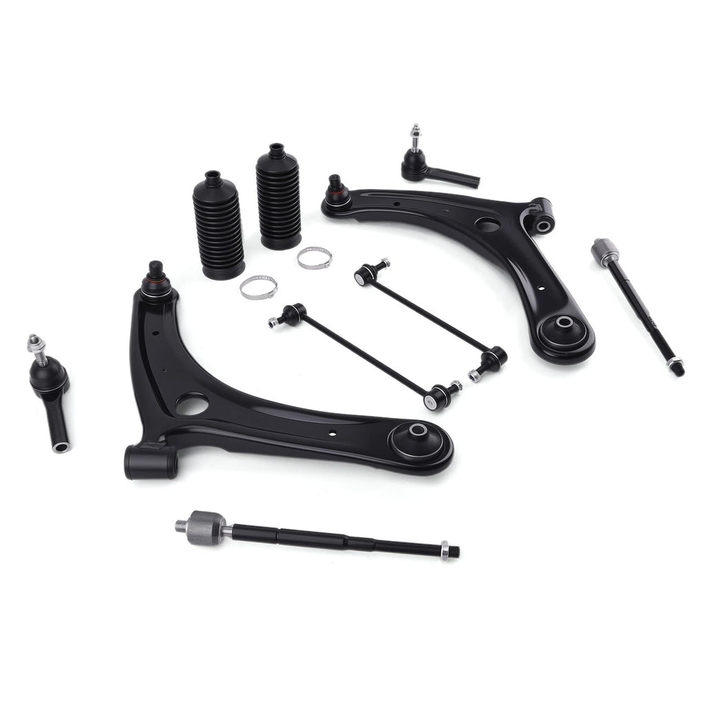 10x Front Lower Control Arm Sway Bar Tie Rod for Jeep Compass Patriot (2007–2017)