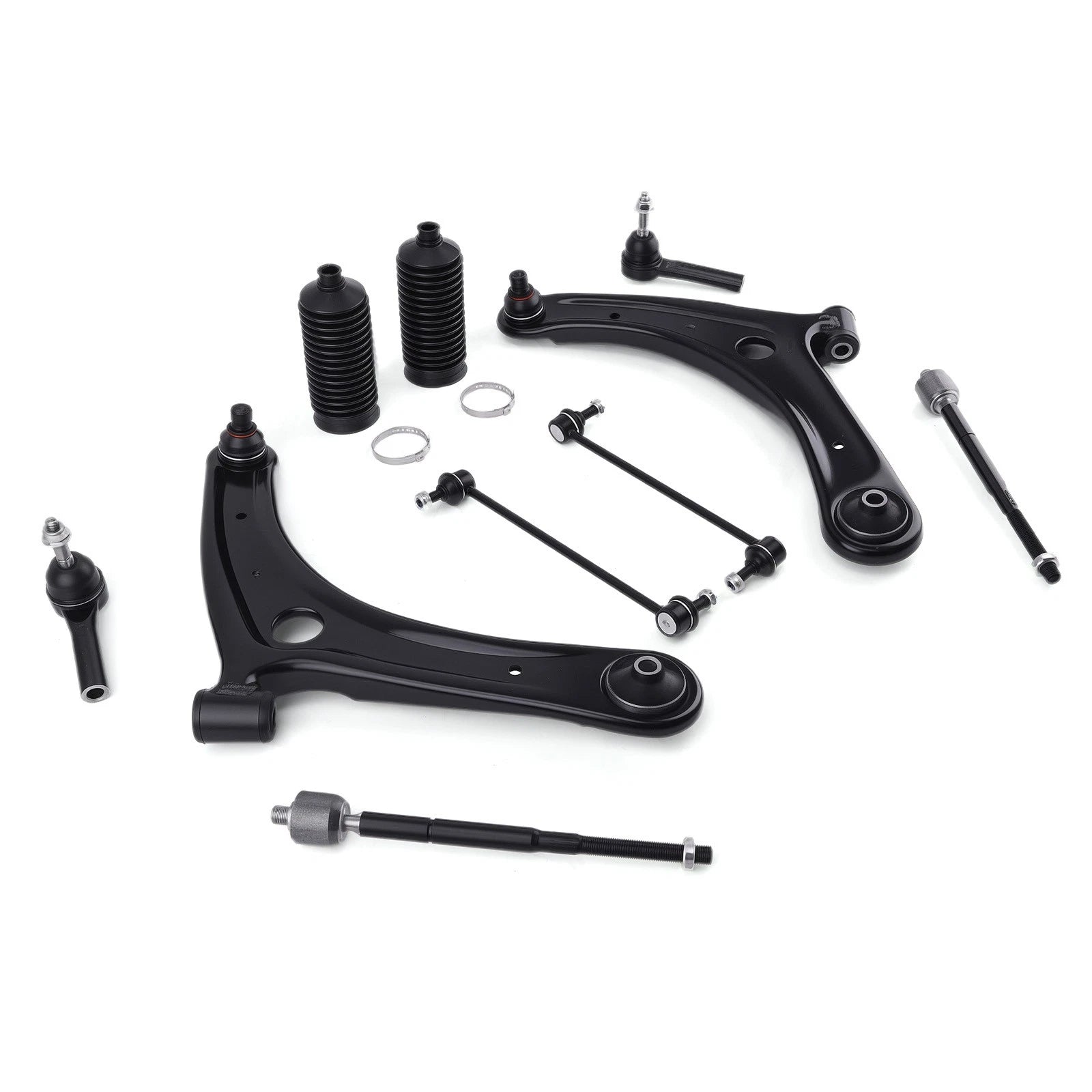 10x Front Lower Control Arm Sway Bar Tie Rod for Jeep Compass Patriot (2007–2017)