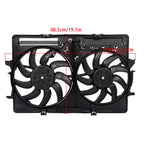 Dual Radiator Cooling Fan Assembly for Audi A5 Q3 A6 A4 Q5 (2008–2018)