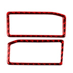 Carbon Red Dashboard Air Vent Outlet Cover Trim for Lexus RC300 350 200T (2015-2024)