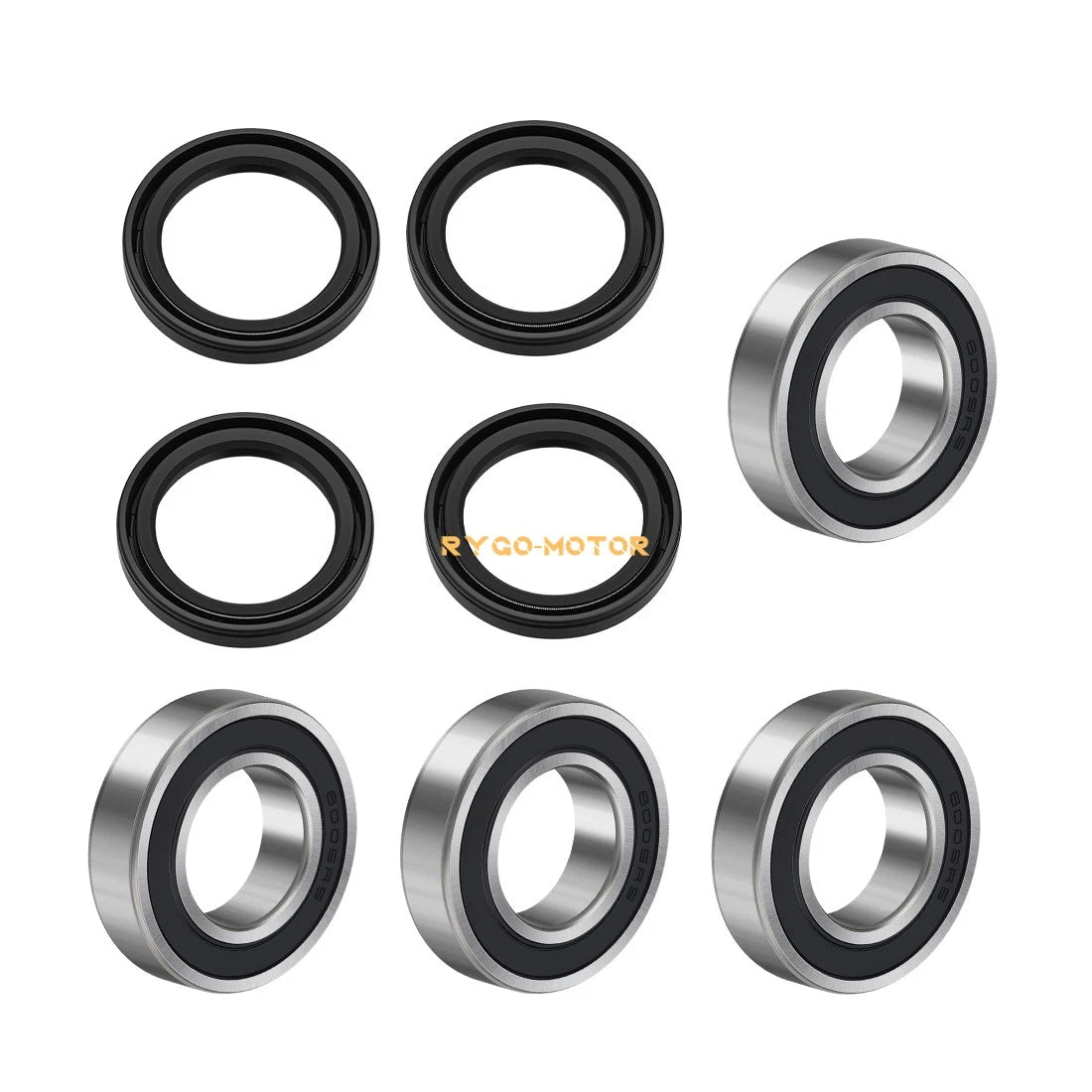 Set of 2 Front Wheel Bearings Seal for Kawasaki Mule 3000-4010