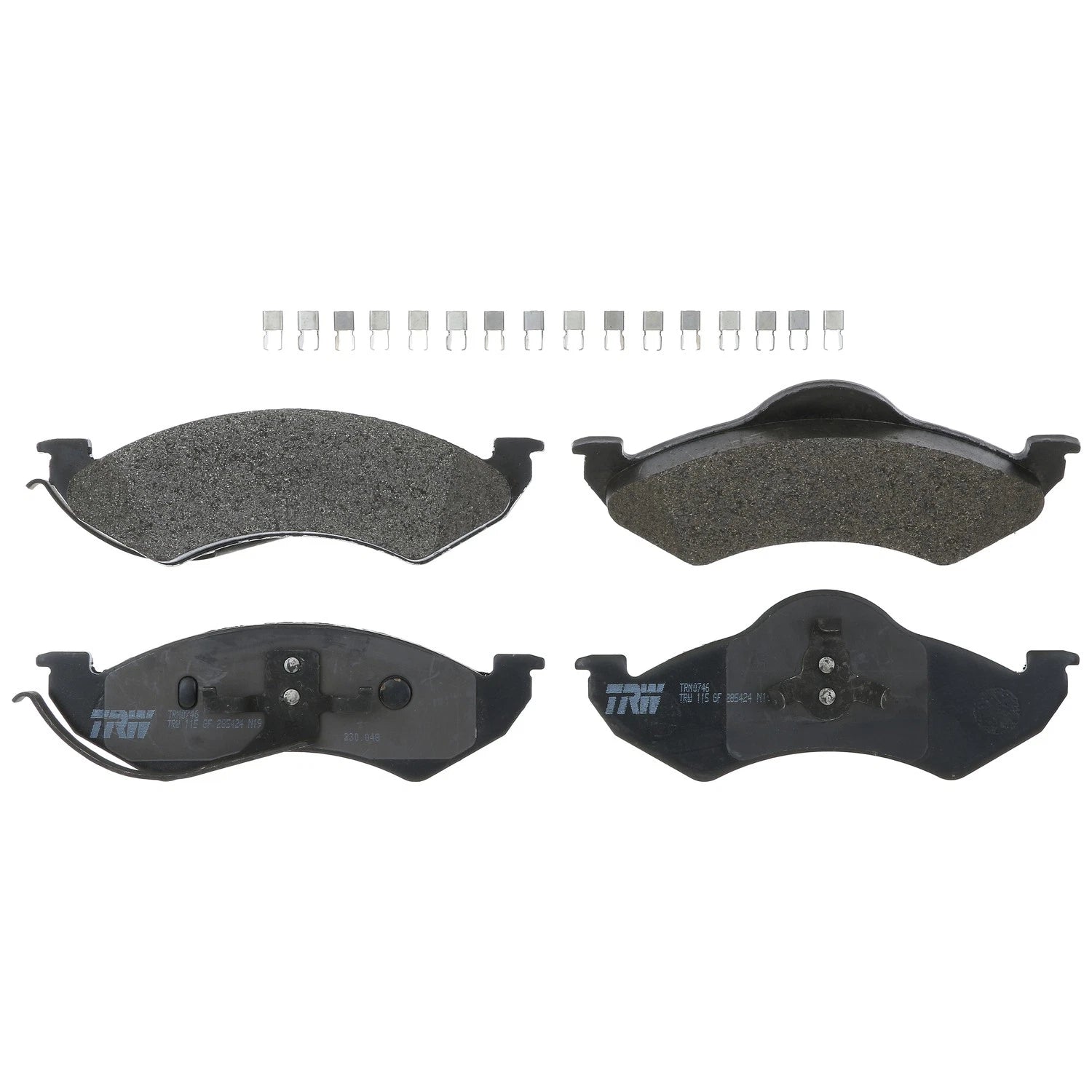 Set of 4 Disc Brake Pads for Dodge Durango (1998–1999)