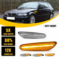Clear Lens Amber Dynamic Side Marker Signal Light for BMW 3 Series (2007–2013)