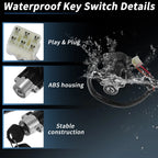 Ignition Key Switch No. 3710033E20 for Suzuki GSXR600 (2004–2005, 2008–2015)