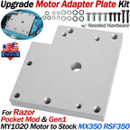 Motor Adapter Plate for Razor MX350 RSF350 Pocket Mod (Gen 1)