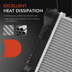 Aluminum Radiator for Nissan Kicks Versa (2018–2023)