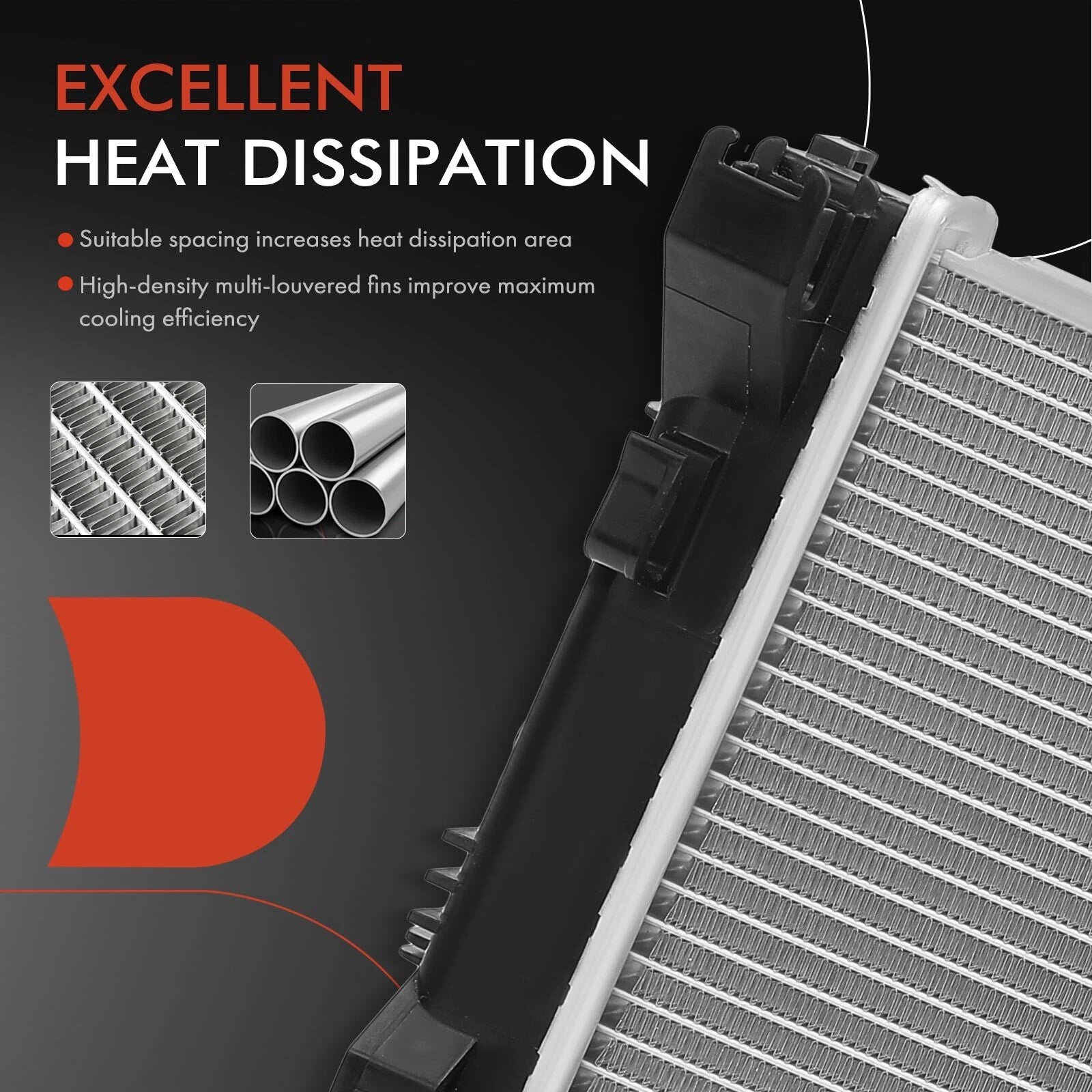 Aluminum Radiator for Nissan Kicks Versa (2018–2023)