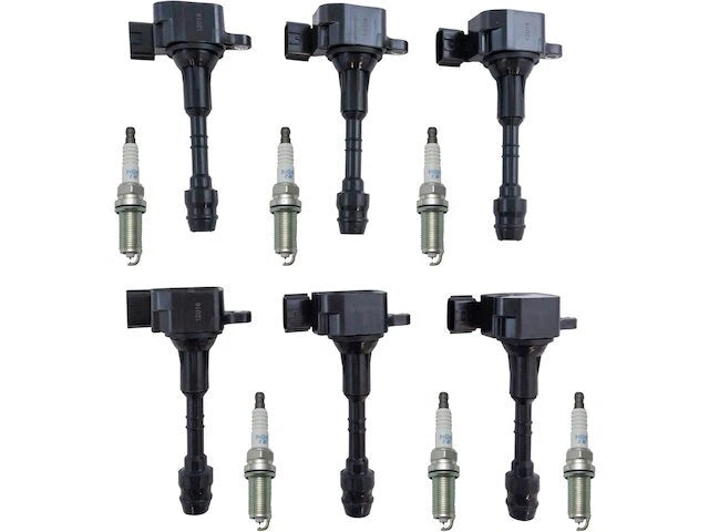 Ignition Coil Set with Spark Plugs for Suzuki Equator 2009–2012 (KP676RM)