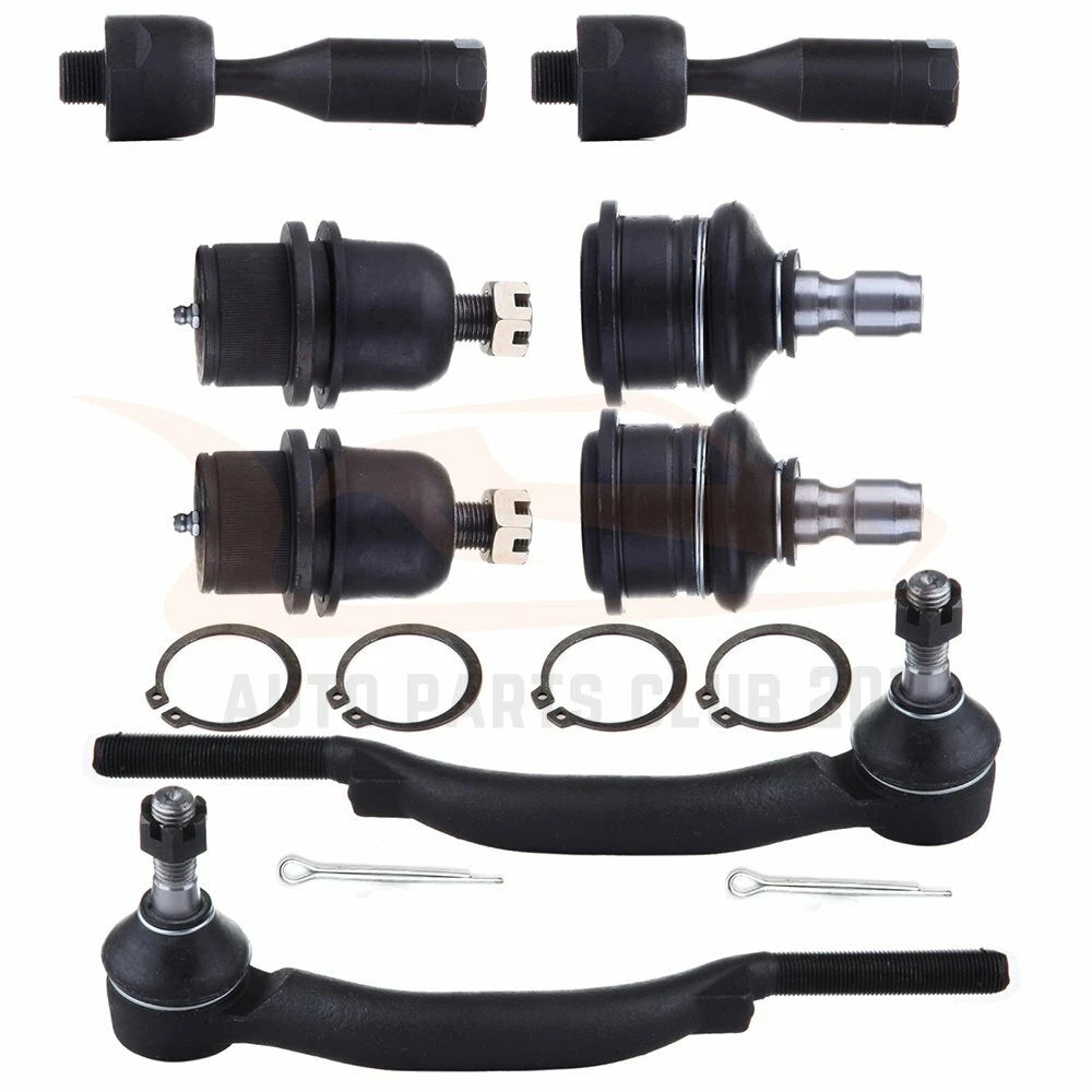 Set of 8 Tie Rods and Ball Joints for Chevy Trailblazer 
