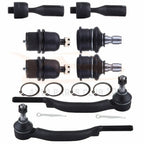 Set of 8 Tie Rods and Ball Joints for Chevy Trailblazer 