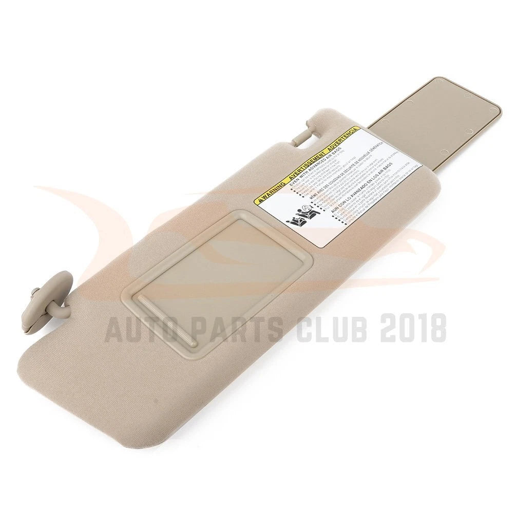 Sun Visor Pair for Toyota Tacoma (2005-2009) Tan Beige