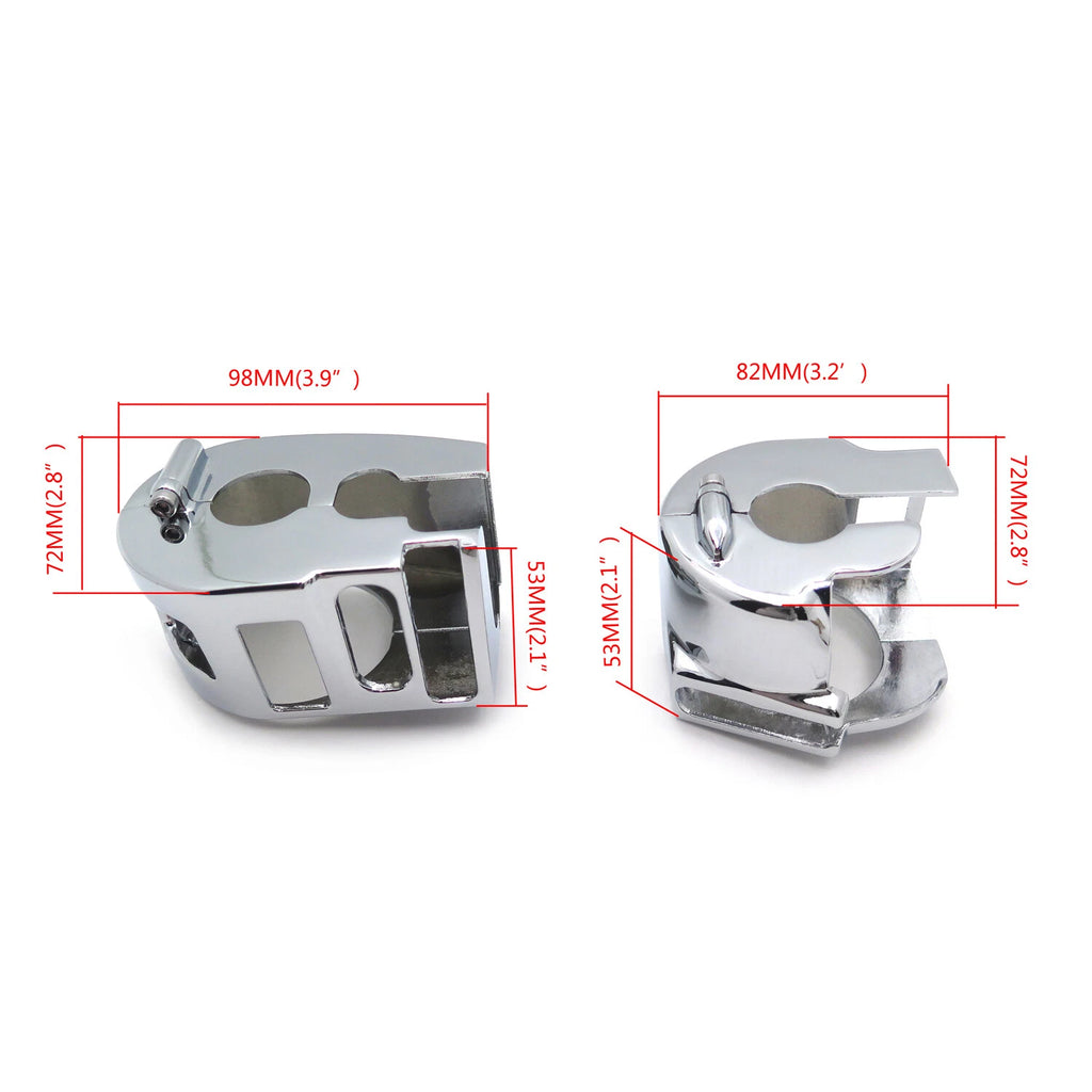 Chrome Switch Housing Cover for Yamaha XVS V-Star 1100 (1999–2012)