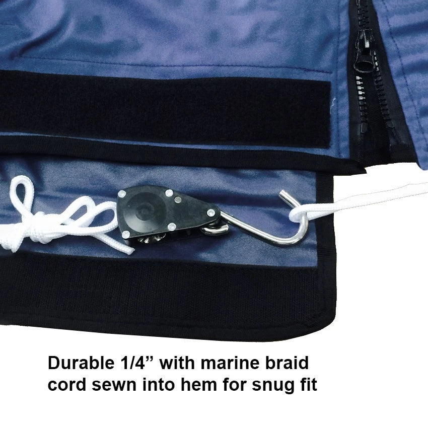 Boat Cover for Donzi 35 ZFX Cuddy Cabin (Navy)