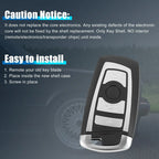 Key Fob Shell Case 4 x Key Buttons for BMW 1 3 5 Series
