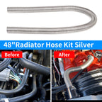 Flexible Radiator Hose Kit for Universal Applications (48")