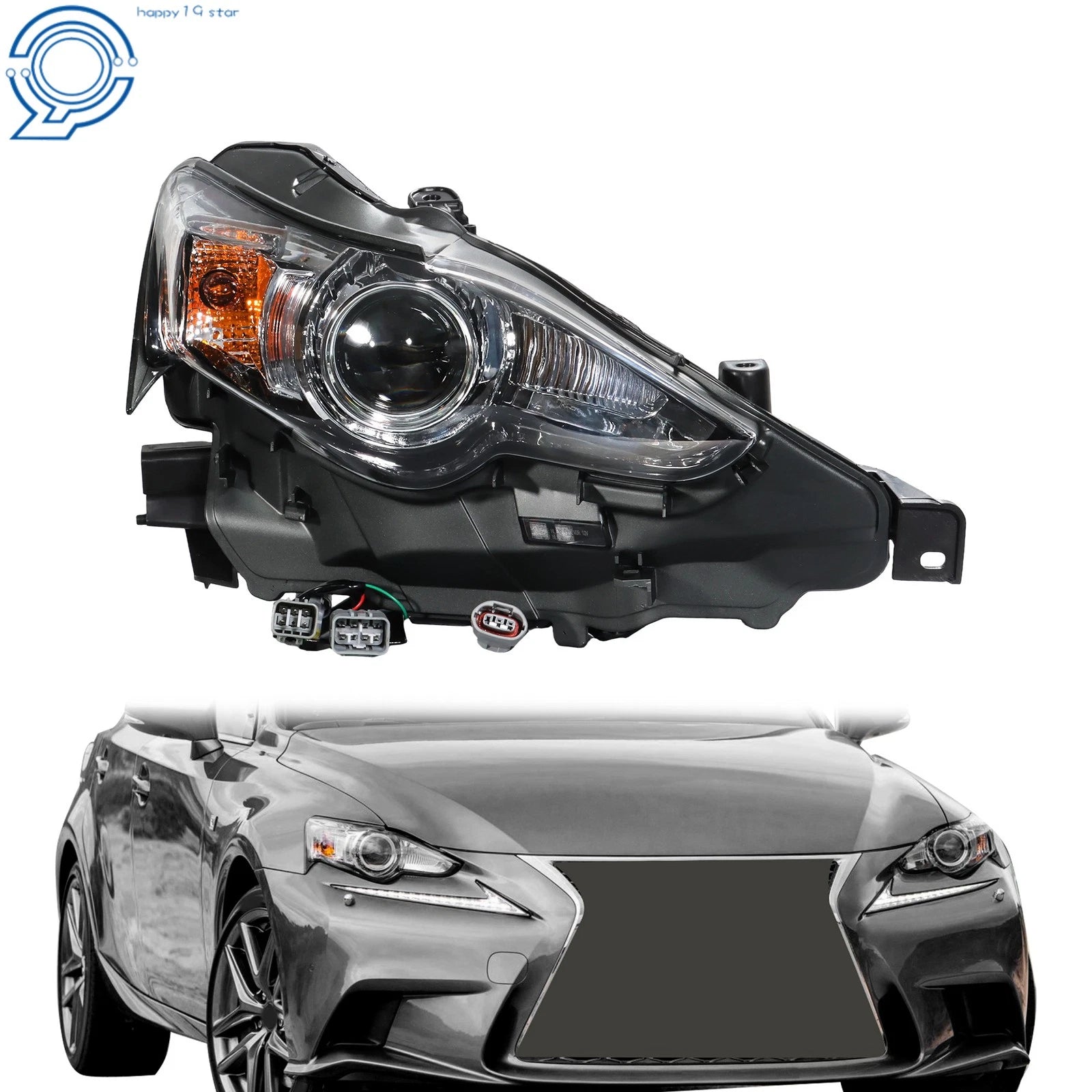 Right Side HID Headlight Assembly for Lexus IS (2014-2016)