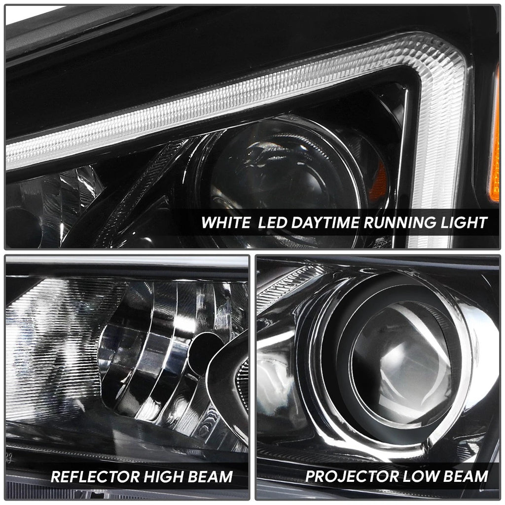 Left Driver LED DRL Projector Headlight Lamp Assembly for Tucson (2019–2021)