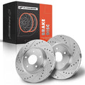 Drilled Brake Rotors for Nissan Rogue (2008–2013) and Sentra (2007–2012)
