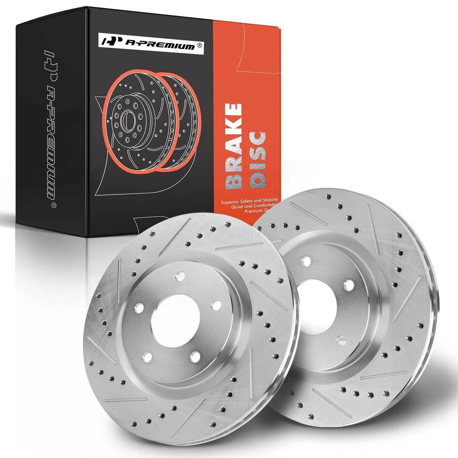 Drilled Brake Rotors for Nissan Rogue (2008–2013) and Sentra (2007–2012)