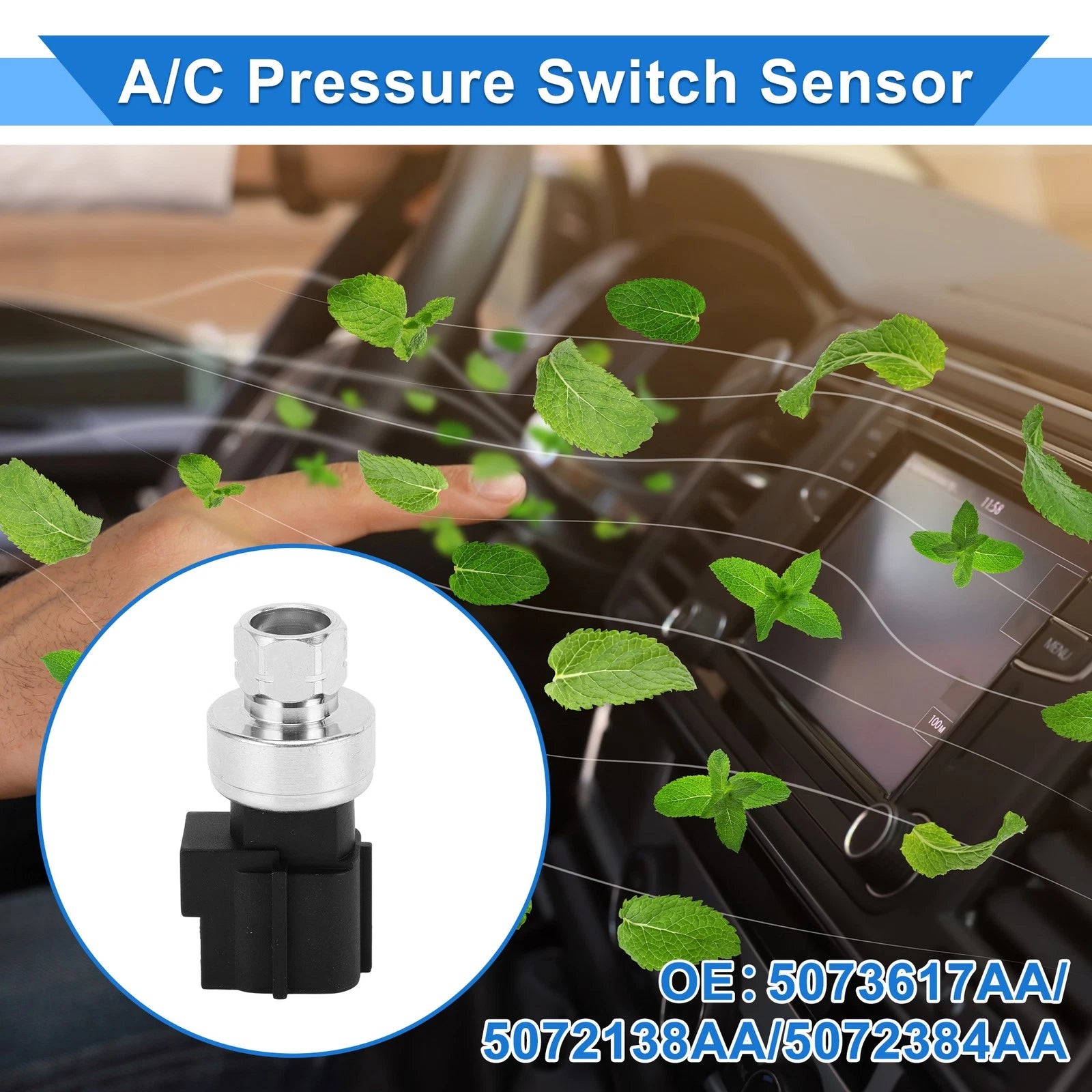 A/C Pressure Switch Sensor for Jeep Grand Cherokee (2002–2004) No. 5073617AA