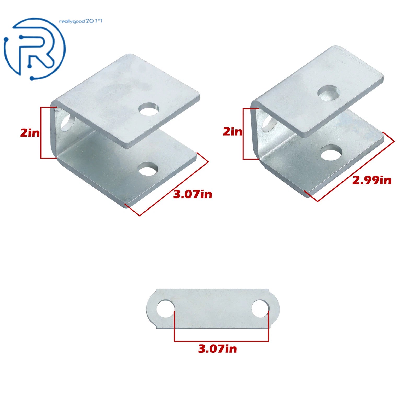 Weld On Leaf Spring Hanger Kit for Utility Trailer (Single Axle)