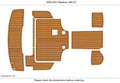 EVA Foam Teak Deck Flooring for Bayliner 266 EC (2008–2013)