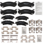 Front & Rear Ceramic Brake Pads for GMC Sierra 1500/Yukon (1999–2006)