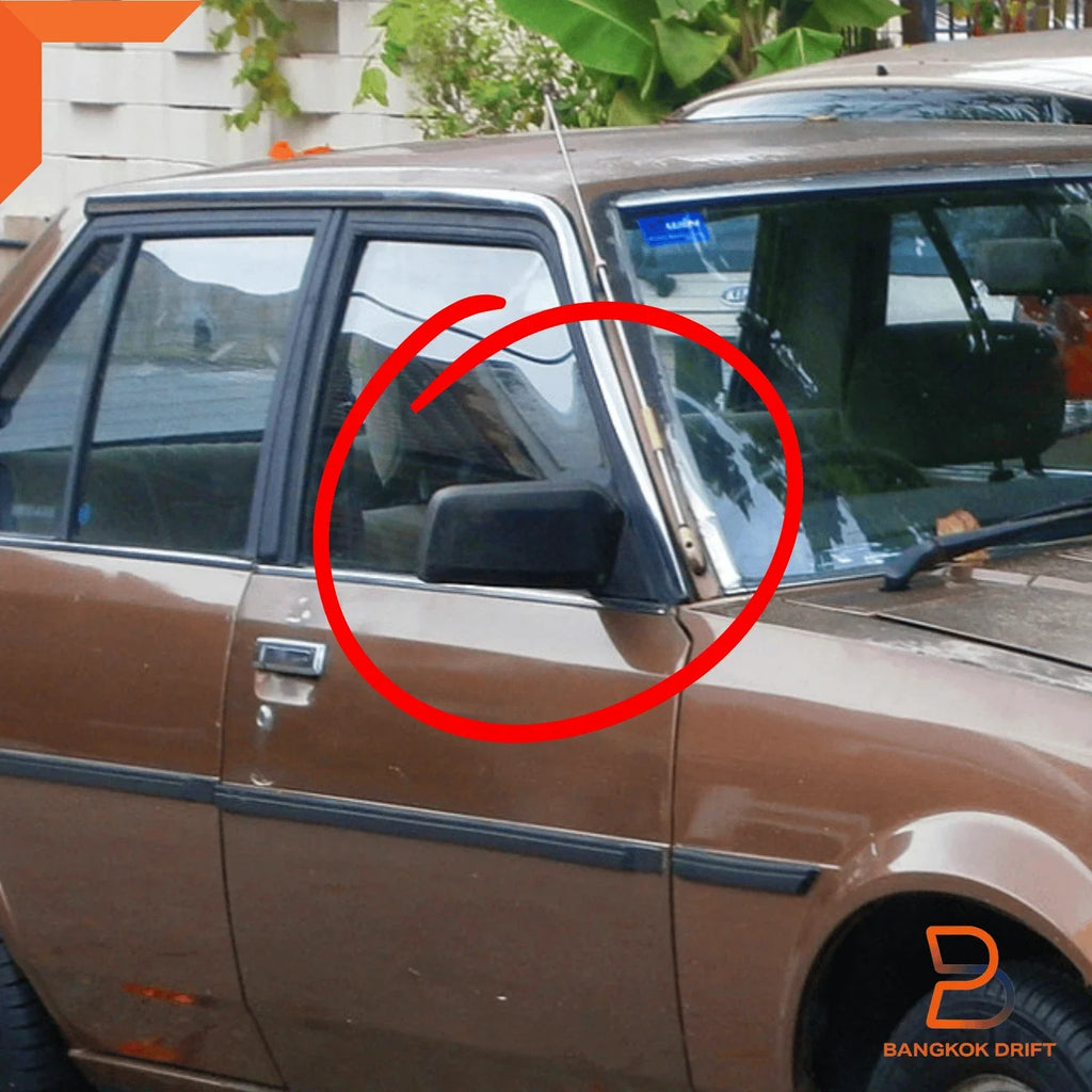 Manual Adjust Side View Mirrors for Toyota Corolla DX KE70 AE80 E82 (79-87)
