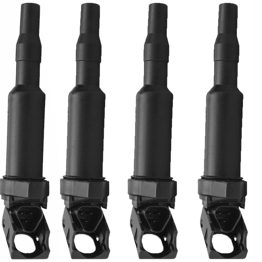 Set of 4 Ignition Coils for BMW E46 E60 E85 E90 Z4 M6 X5 Mini (1998–2013)