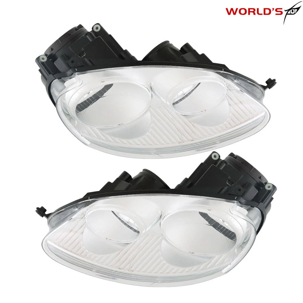 Chrome Headlights for Volkswagen Rabbit & Jetta (2005–2009)