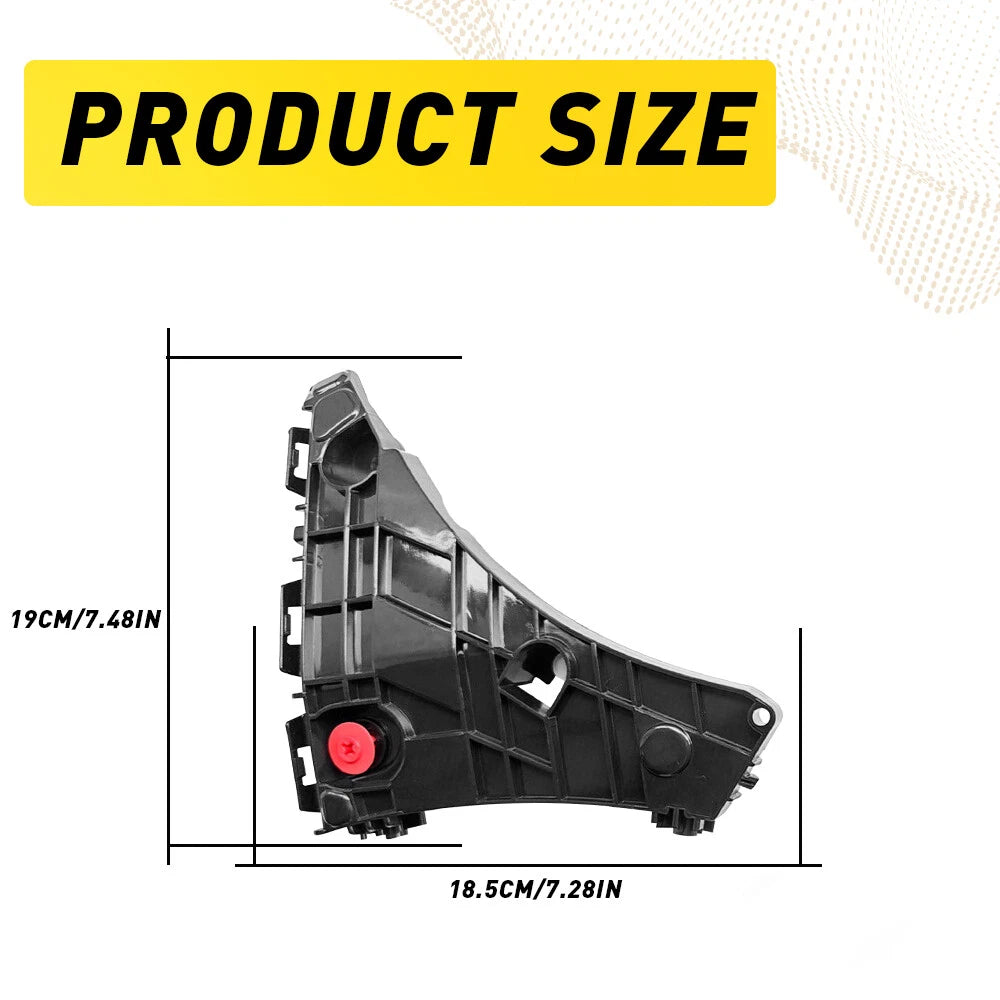Pair Front Bumper Brackets for Toyota Tundra (2014-2021) Black