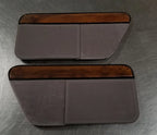Set of 2 Rear Speaker Covers for 1989–1993 Thunderbird Cougar Tan Wood Accent