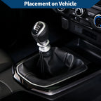 1 Pc Gear Shift Gaiter for Ford Focus (2005–2012) Black Blue Leather