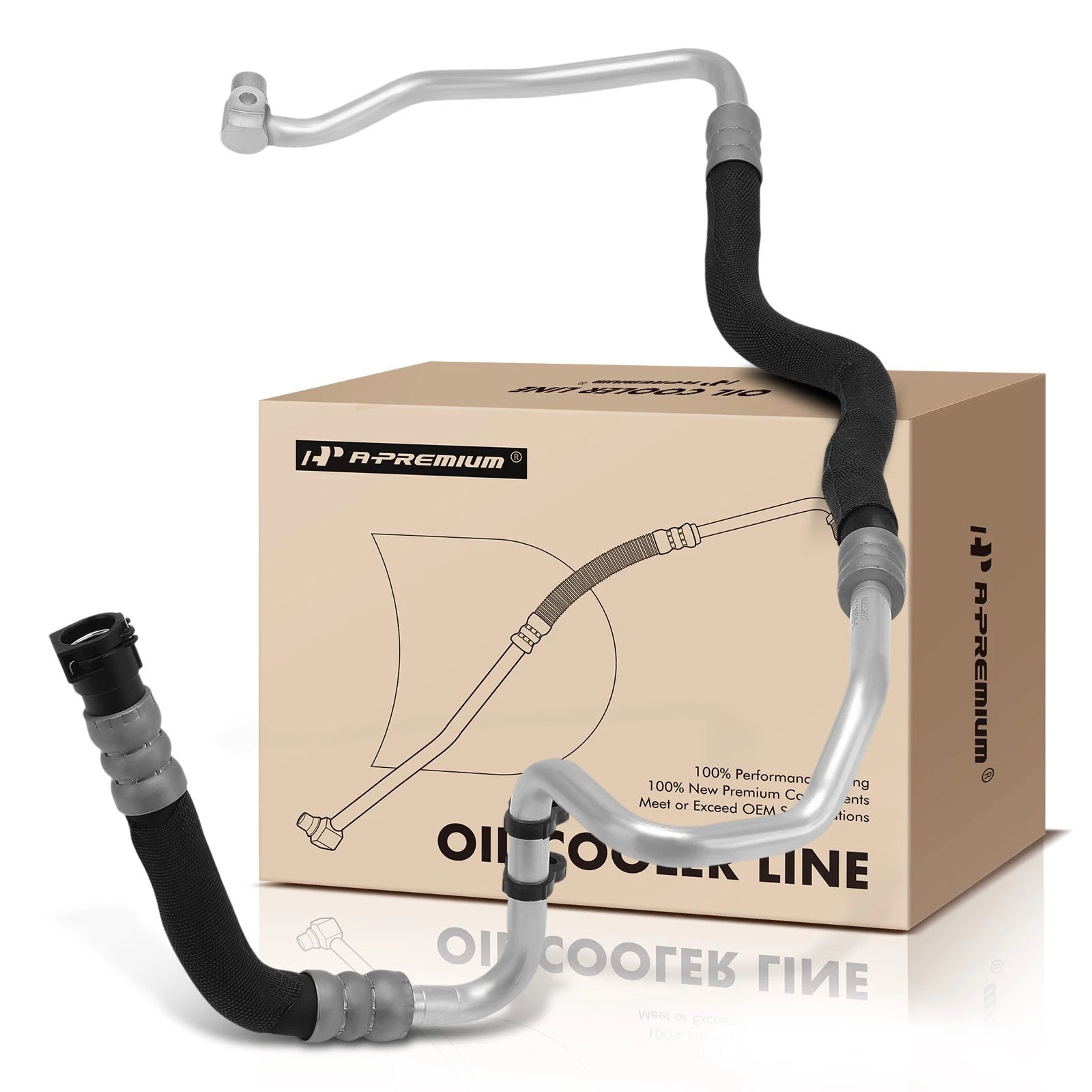 Inlet Engine Oil Cooler Line for BMW F10 550i GT 650i 750i (2011–2017)