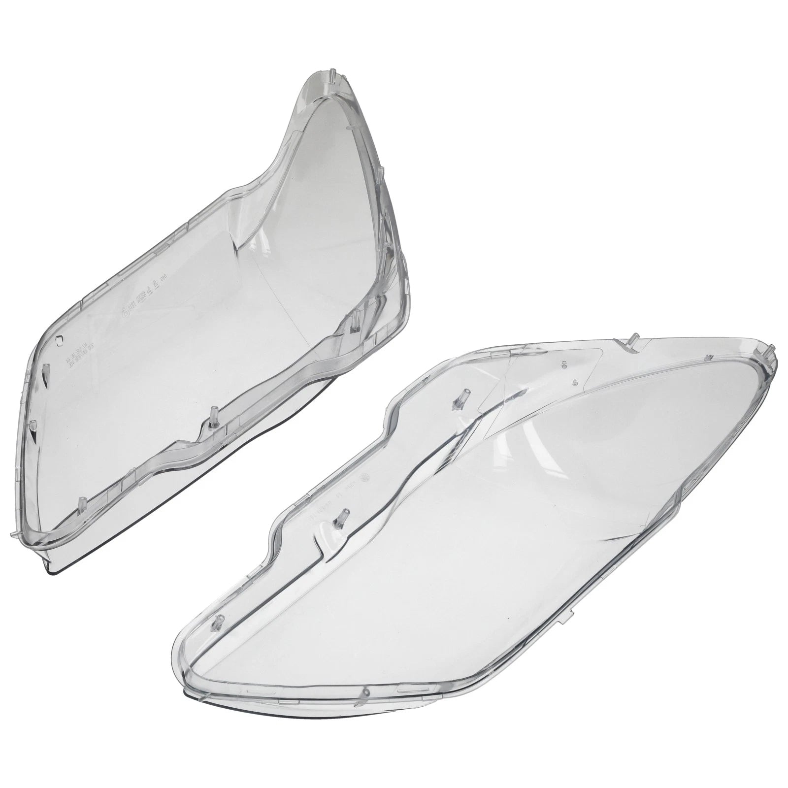 Front Headlamp Lens Covers Pair for BMW E66 7-Series (2005–2008) Clear