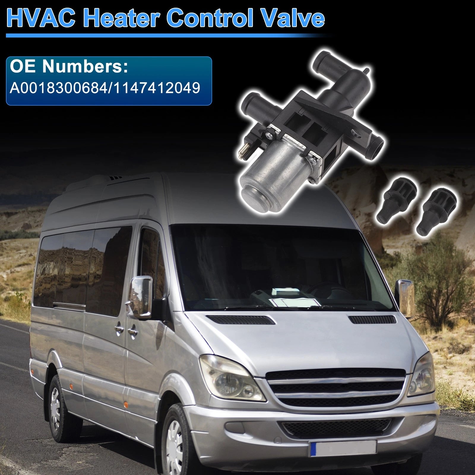 Heater Control Valve for Mercedes-Benz SL (R129) 280 (1993–2001) A0018300684