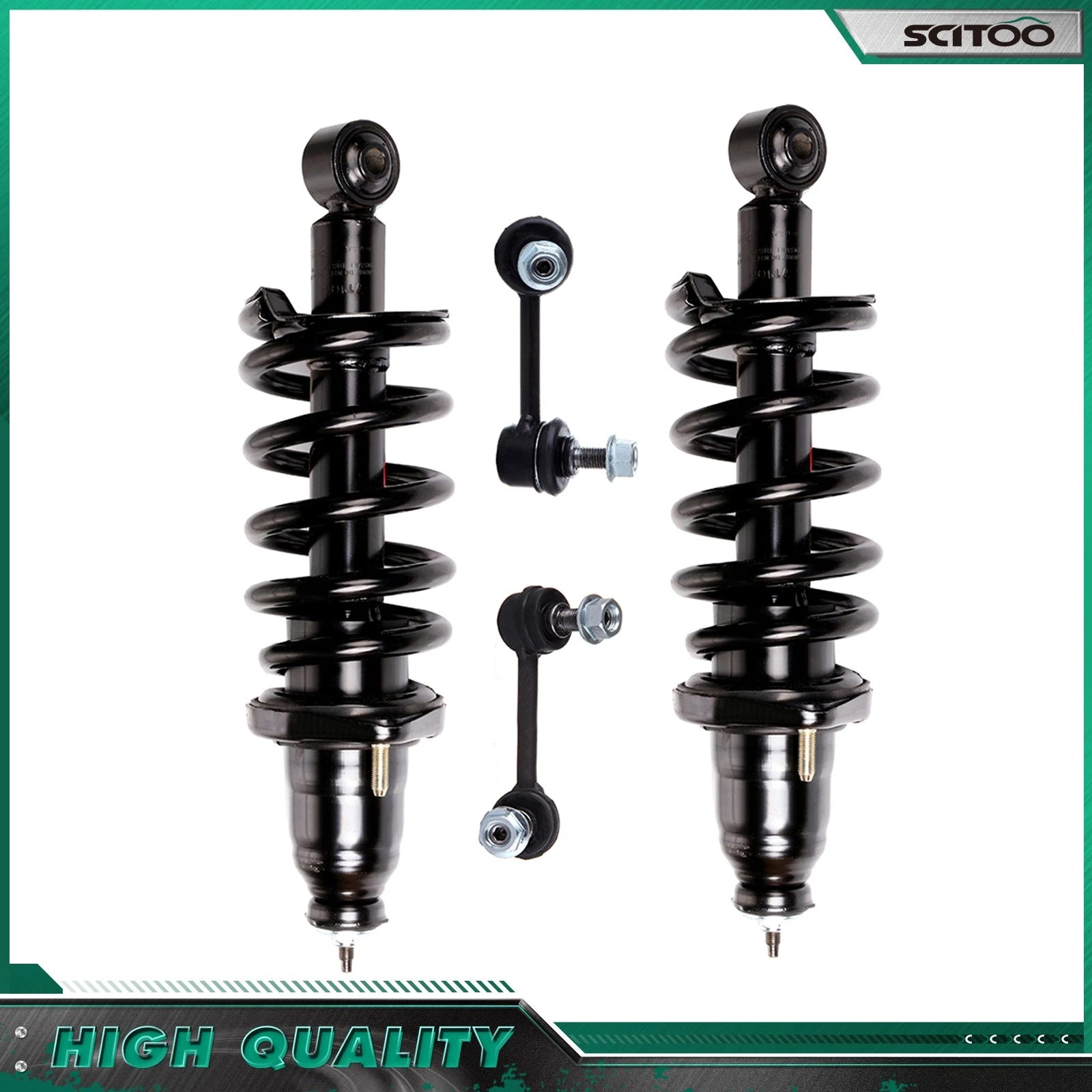 4pc Rear Strut & Spring Suspension Kit for Honda Element (2003–2011)