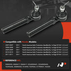 2X Front Outer Side Tie Rod End for Honda CR-V (2007-2011)