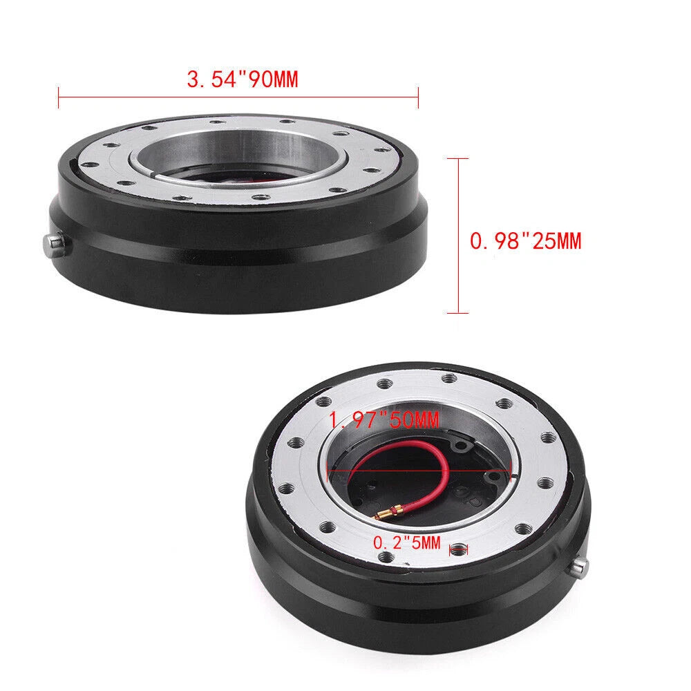 Steering Wheel Quick Release Adapter Kit for Universal Vehicles