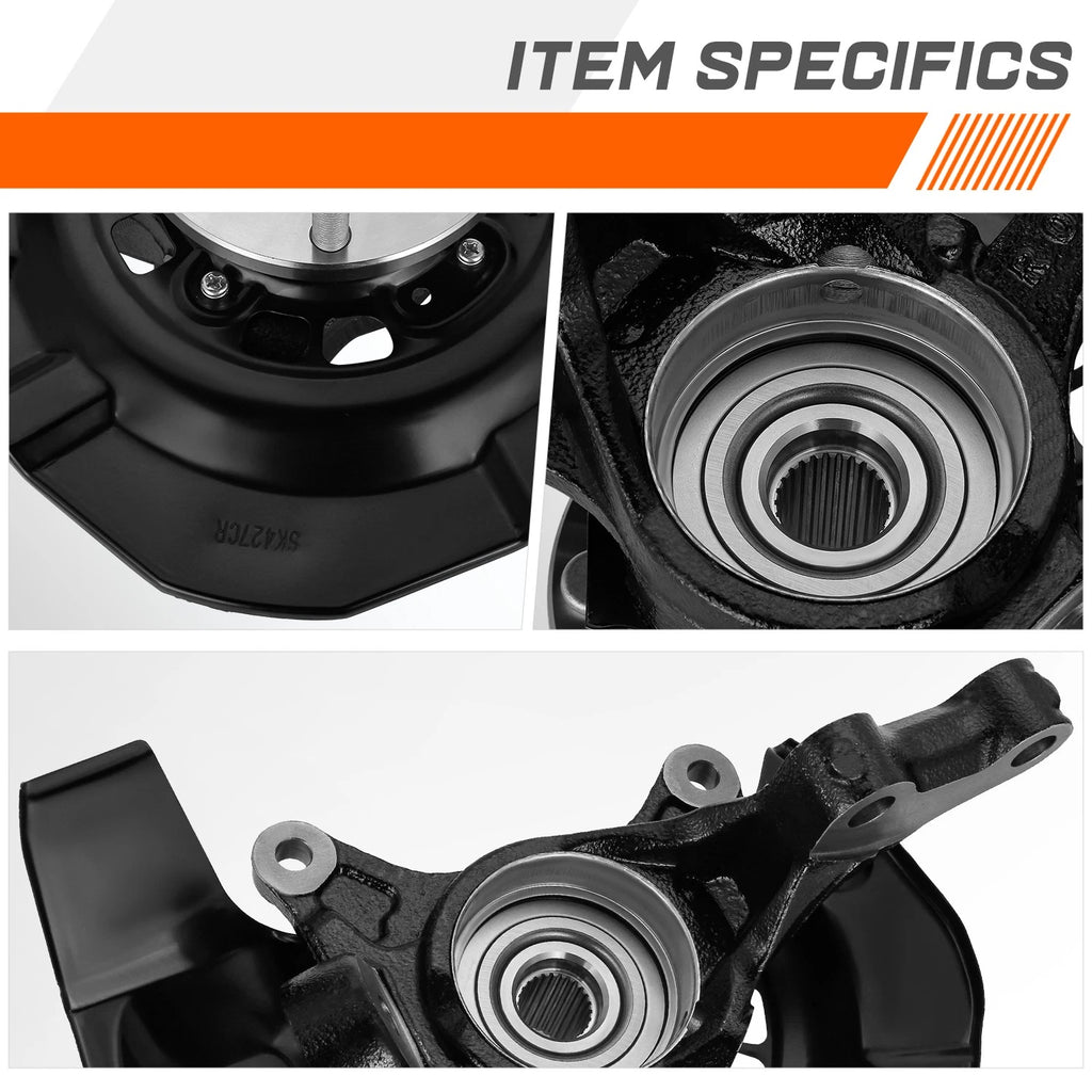 Loaded Knuckle Assembly for Highlander 2.4L/3.3L AWD (2004–2007)