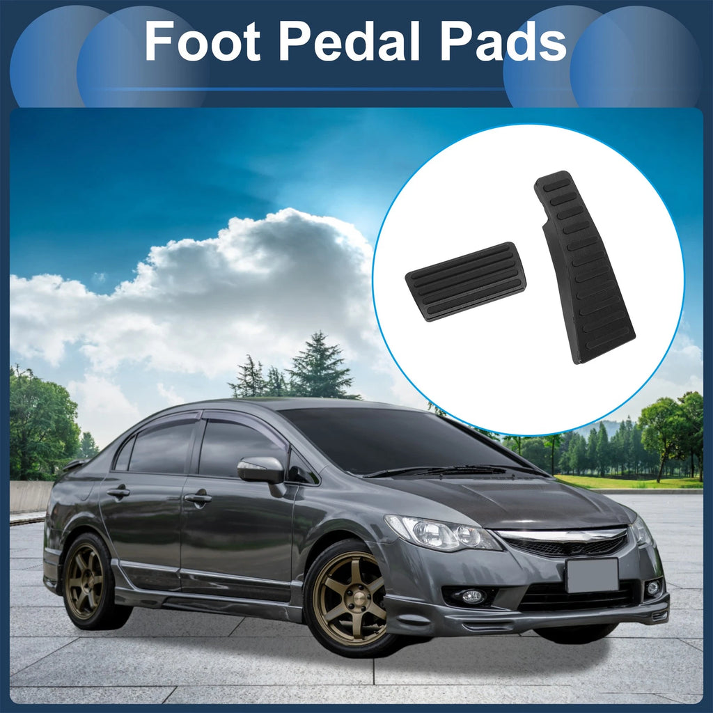 2X Foot Accelerator Pedal Covers for Honda Civic (2006–2009) Black