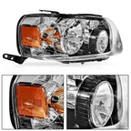 Set of 2 Halogen Headlights for Ford Escape (2005–2007)