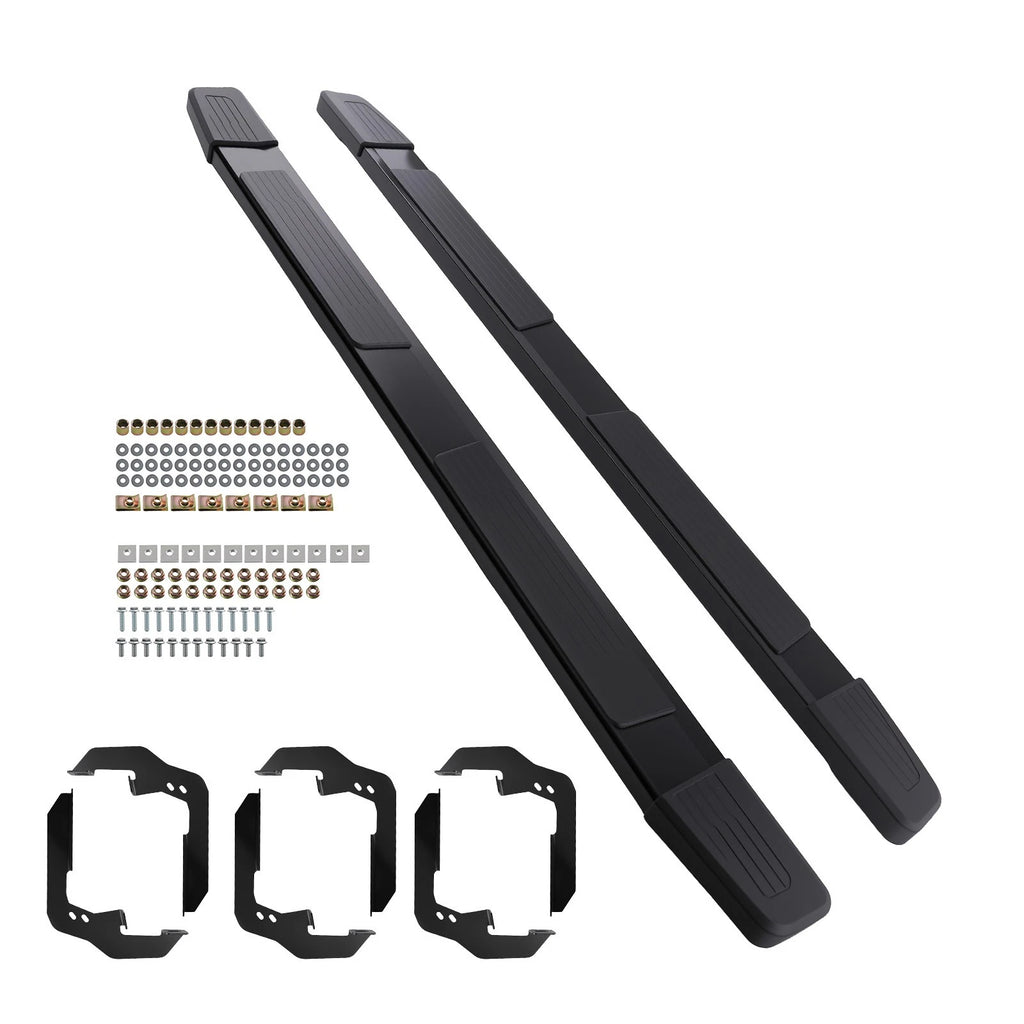 6" Nerf Bar for Chevrolet Silverado GMC Sierra Crew Cab (2019–2026) Aluminum
