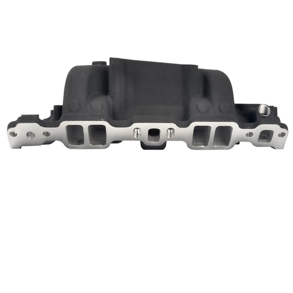 Satin Aluminum Intake Manifold for Small Block Chevy SBC 305 327 350 400 (1957–1986)